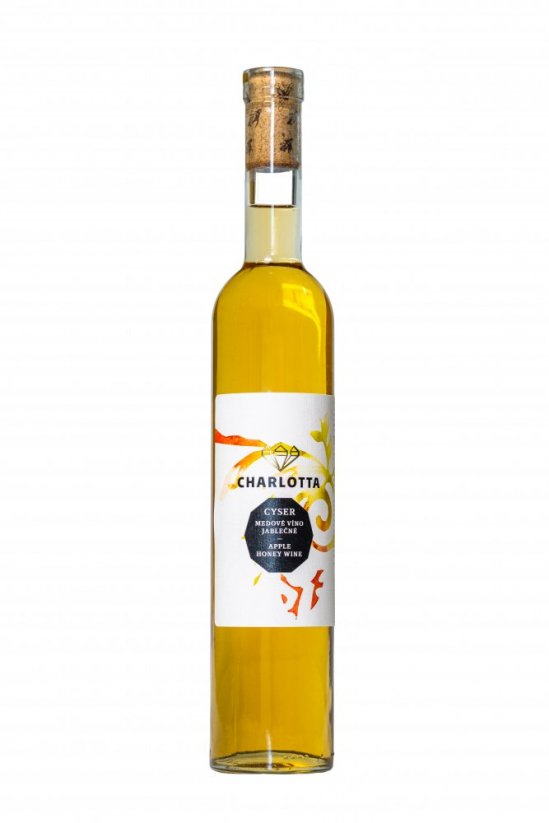 Medové víno jablečné  - cyser - CHARLOTTA - Objem: 0,5 l