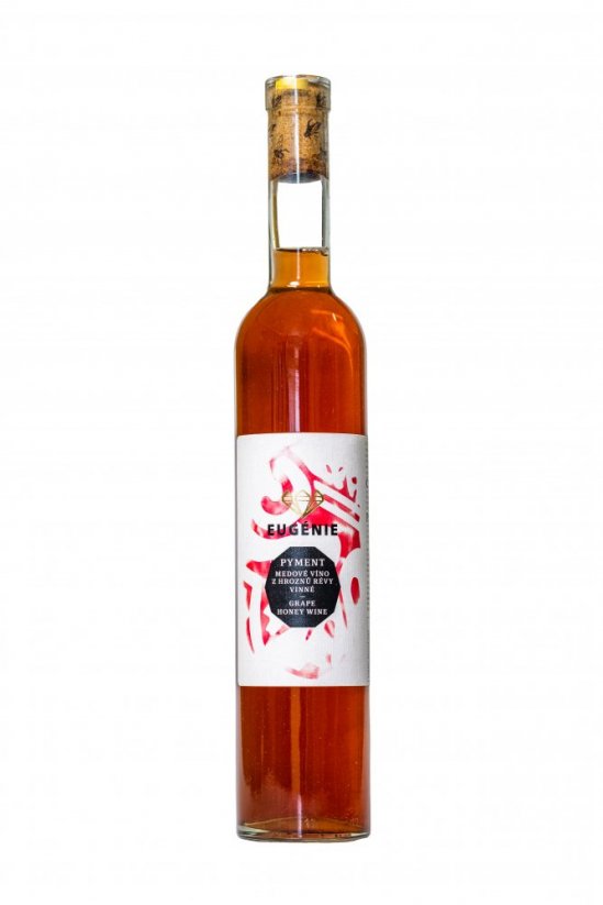 Medové víno z hroznů révy vinné - pyment - EUGÉNIE - Objem: 0,5 l