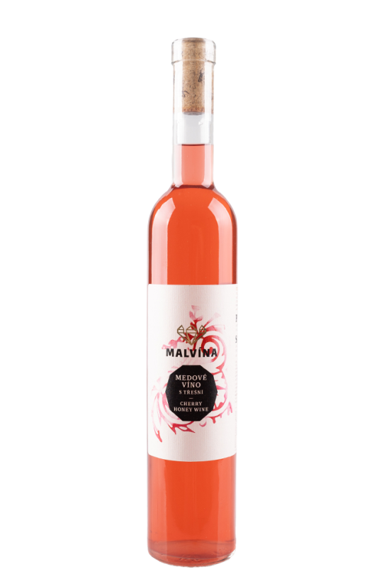 Medové víno s třešní - MALVÍNA - Objem: 0,5 l