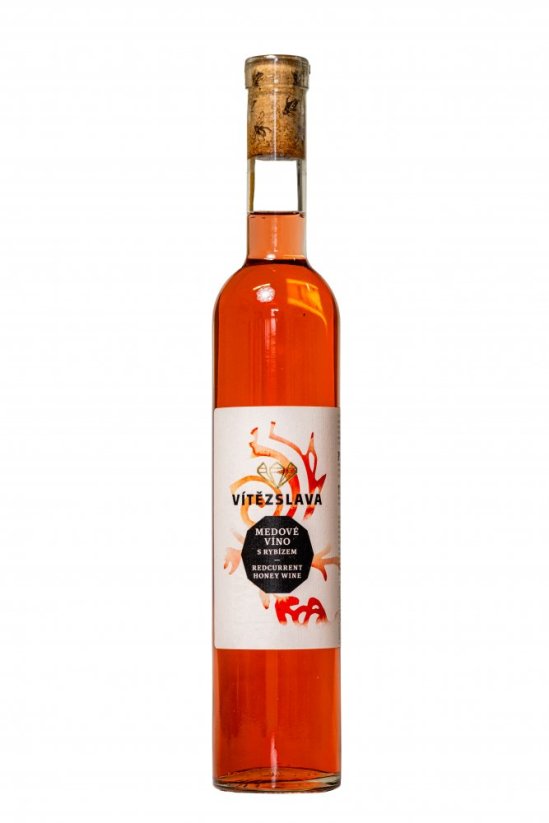 Medové víno s rybízem - VÍTĚZSLAVA - Objem: 0,5 l
